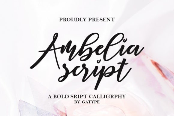 Ambelia Script: A Versatile Handwritten Font for Creative and Professional Use