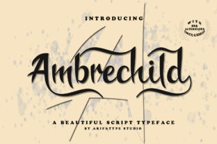Ambrechild Script: A Playful Elegance for Modern Design