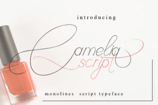 Camelia Script: A Monoline Font for Chic and Upscale Design