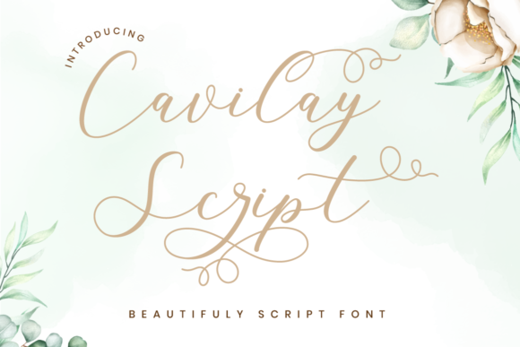 Cavilay Script: Elevating Design with Elegant Handwritten Typography