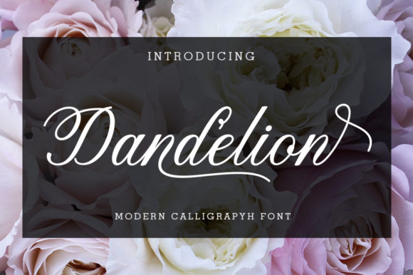 Dandelion Script: A Delicate Choice for Elegant Typography