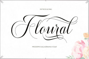 Discover the Elegance of Floural Script in Modern Design