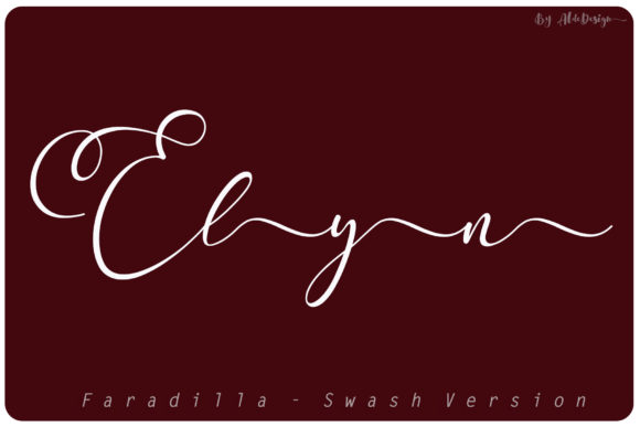 Faradilla Script: A Beautiful Font with a Touch of Love