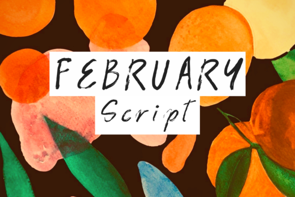 February Script: Bring Your Ideas to Life with a Simple Handwritten Font