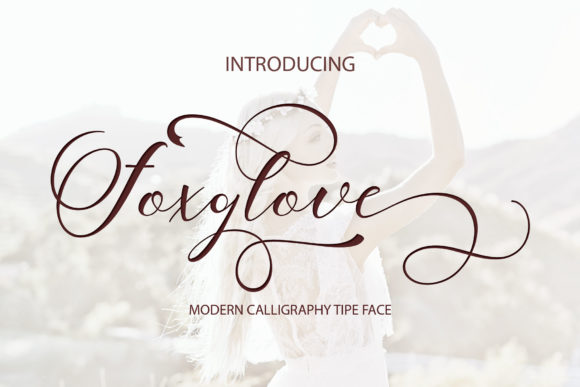 Foxglove Script: A Modern Handwritten Calligraphy Font for Design and Creativity