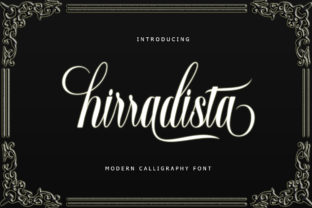Hirradista Script: A Modern Calligraphy Style for Creative and Professional Expression