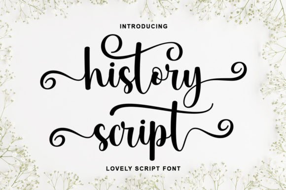 History Script: A Timeless Handwritten Font for Modern Design