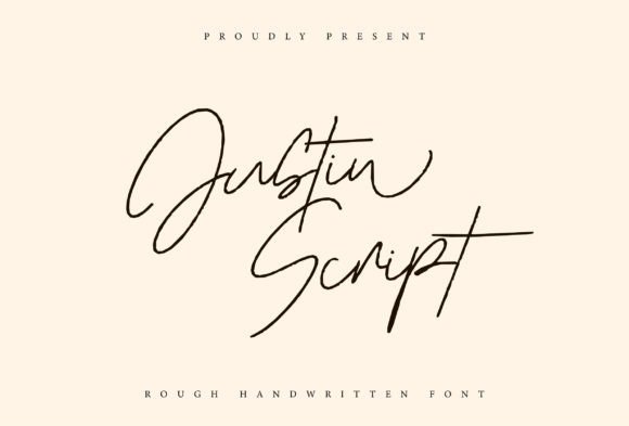 Justin Script: A Font That Adds Romance to Your Designs