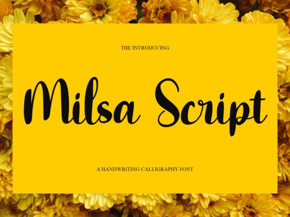 Milsa Script: A Versatile Handwriting Font for Creative Expression