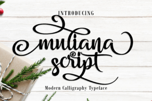 Muliana Script: A Handcrafted Font for Modern Creativity