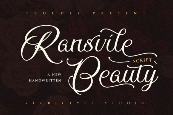 Ransvile Beauty Script: A Timeless Font for Elegance and Sophistication
