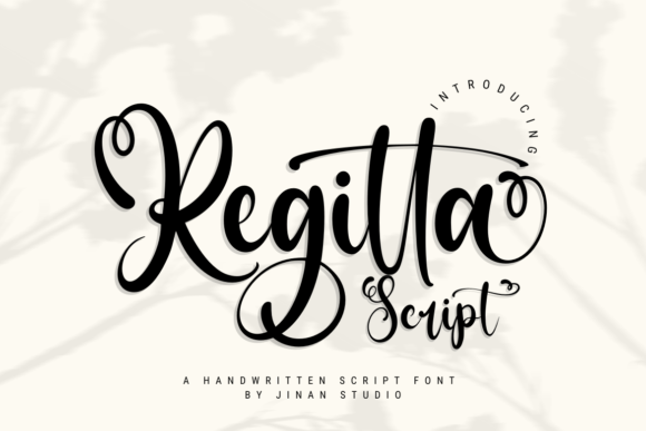 Regitta Script: A Timeless Font for Elegant Design Projects