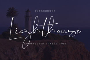 The Lighthouse Script Font: A Modern Cursive for Elegant Design